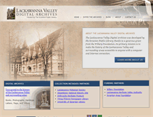 Tablet Screenshot of lackawannadigitalarchives.org